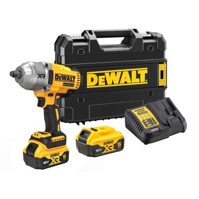 Boulonneuse à chocs 18V XR 1/2" 2x5 Ah en TSTAK Dewalt DCF900P2T