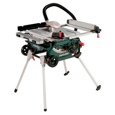 Scie sur table 1500W Ø216 avec socle et trolley TS 216 Metabo