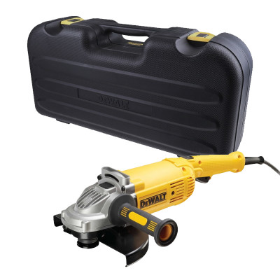 Disqueuse d'angle Ø230 mm 2200 W en coffret Dewalt DWE492K