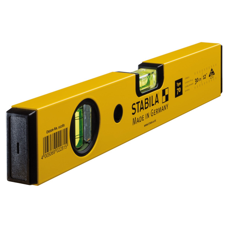 Niveau Stabila Type 70 Electric 16135/4 Niveau à bulle 43 cm 0.5 mm/m