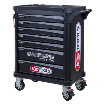 Servante CARBONE EDITION 7 tiroirs 314 outils KSTOOLS 823.7349