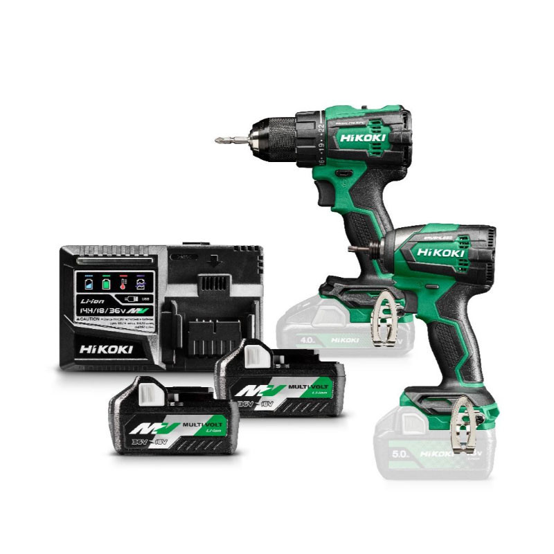 HIKOKI Pack 2 outils 18V visseuse 70Nm+ viss.choc 175Nm KC18DEWAZ — free download