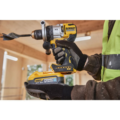 Perceuse visseuse percussion compacte XR brushless - DEWALT - avec 2 batteries 18V 1.7Ah