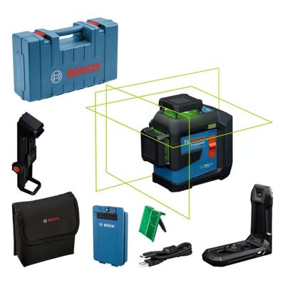 BOSCH Laser lignes 3 plans GLL 80-33 G + BA 3.7V XL - 0601065501