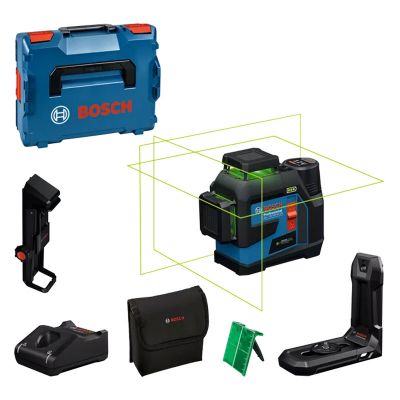 BOSCH Laser lignes 3 plans GLL 12V-100-33 CG+DK 20+LBoxx - 0601065401