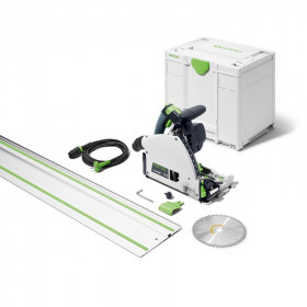 FESTOOL Scie plongeante TS 60 KEBQ-Plus-Fs rail 140 cm - 577417