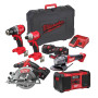 MILWAUKEE Pack 5 outils sans fil 18V 2x5Ah Brushless - M18 BLCPP7B