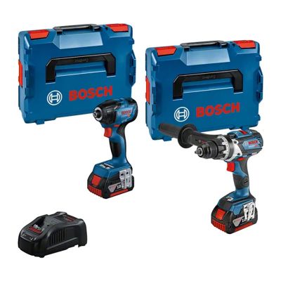 BOSCH Pack 2 outils 18V 5Ah GSR 18V-110 C+GDR 18V210 C - 0615990N2W