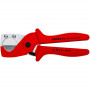 Coupe-tubes pour multicouches et plastiques 90 25 185 sb knipex
