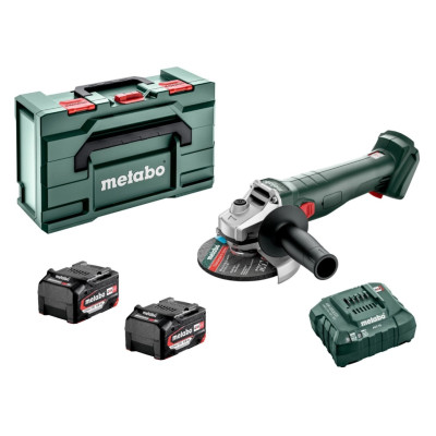 METABO Meuleuse d'angle 18V 4Ah W 18 L 9-125 - 602247510