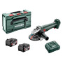 METABO Meuleuse d'angle 18V 4Ah W 18 L 9-125 - 602247510