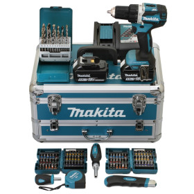 MAKITA perceuse 18V 5Ah + coffret 96 acc - DDF484RTX6