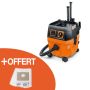 FEIN Pack aspirateur eau poussière Dustex 25 L + Set d'accessoires - 92035060000