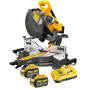 DEWALT Scie à onglets 305mm FLEXVOLT 54V 3Ah - DCS781X2