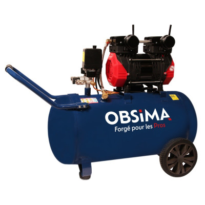 OBSIMA Compresseur d'air sans huile SEMI-SILENT OB SIL 13/50 SH - 313584