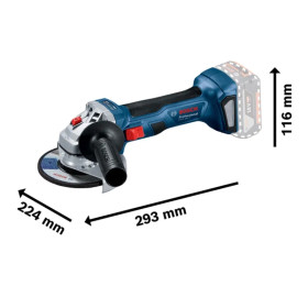 BOSCH Meuleuse 125mm 18V - GWS18V-7 (solo) carton - 06019H9001