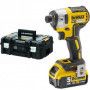 Visseuse à choc 18v xr 205 nm 2x5 ah dcf887p2 dewalt