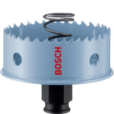Bosch Adaptateur De Scie Cloche En Métal Et Foret De Centrage  19/25/38/44/68/83 Power Change 2 HSS-G 85 mm Argenté