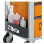 BETA Servante 5 tiroirs Orange/Gris/Rouge - C24S/5
