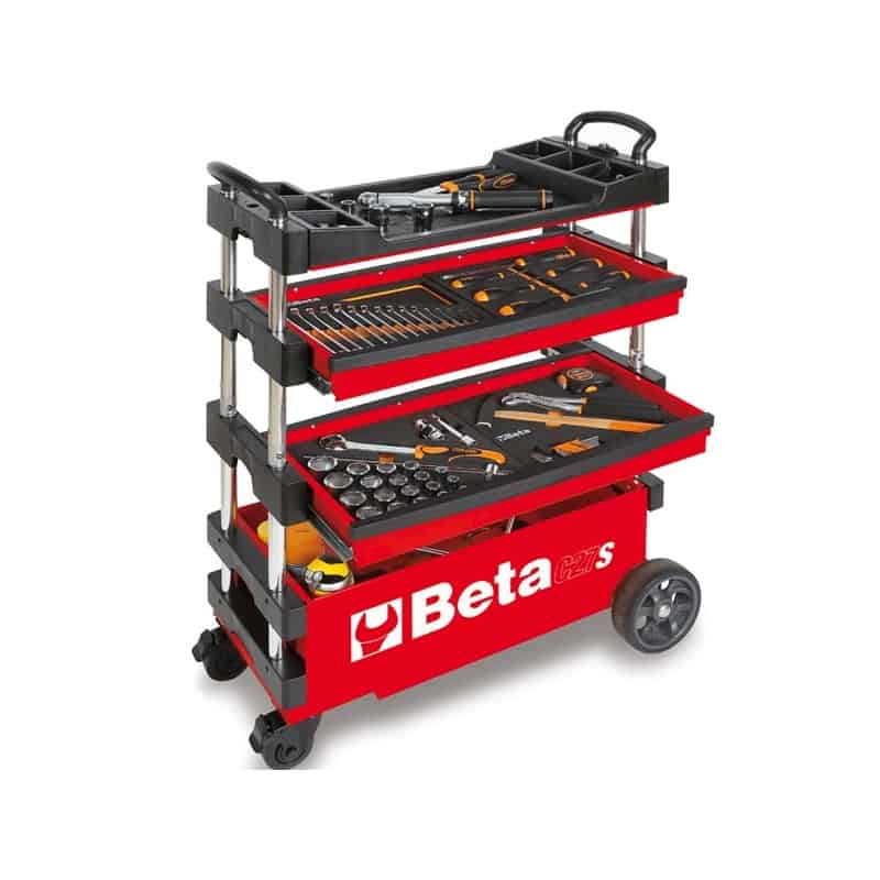 / Chariot porte-outils à 3 modules superposables > Boutique  Beta > Coffre/caisse/valise à outils Beta > Caisses / sacoches outils Beta  > Chariot porte-outils à 3 modules superposables