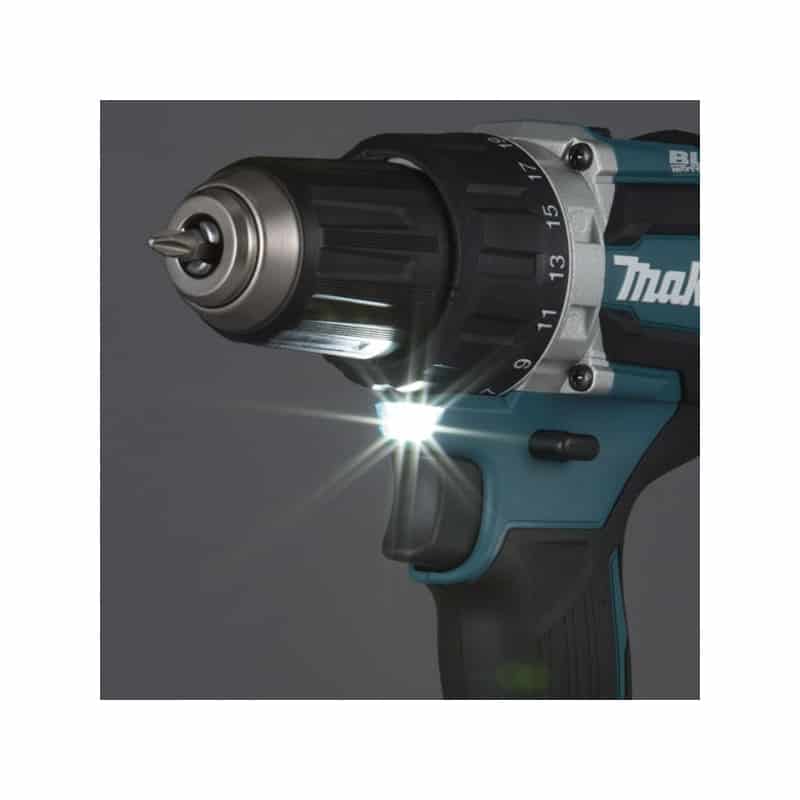 Perceuse visseuse Makita 18V - 2 batteries 5.0Ah - 1 chargeur rapide DC18RC DDF484RTJ | Leroy Merlin
