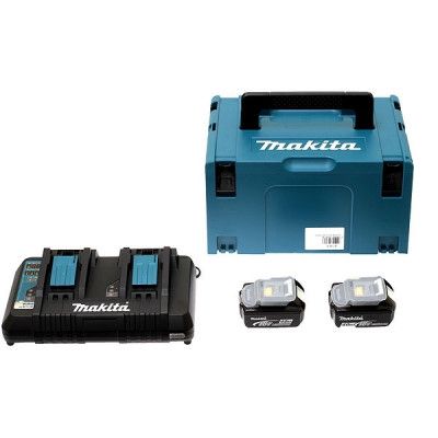 Makita DRT50ZJX3 - Défonceuse/affleureuse sur accu LXT 18V 8mm (4 en 1) +  MAKPAC (sans accus ni chargeur)