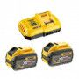 DEWALT Pack 2 batteries FLEXVOLT XR 18V/54V 9Ah + chargeur - DCB118X2-QW