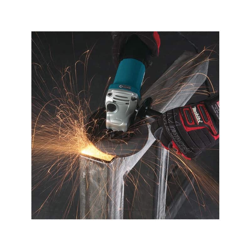 Meuleuse D'angle Makita 125mm 720W GA5030RK - Coffret, Mince, Anti-redémarrage, Engrenage Durable - Pour Coupe, Meulage