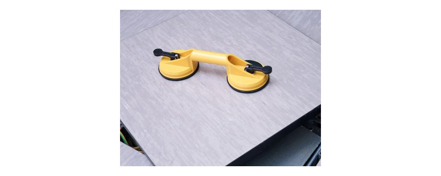 Ventouse Électrique 24cm – 300kg D'Aspiration, Batterie 4000mAh (10h), Pour Carrelage, Vitre, Marbre (Sans Fil, Manomètre) - 2