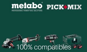Metabo Pick Mix Outils sans-fil compatibles : batterie et chargeur 18V